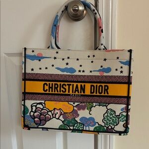 High Quality Book Tote Bag with Beautiful Landscape Print. Perfect for Easter!